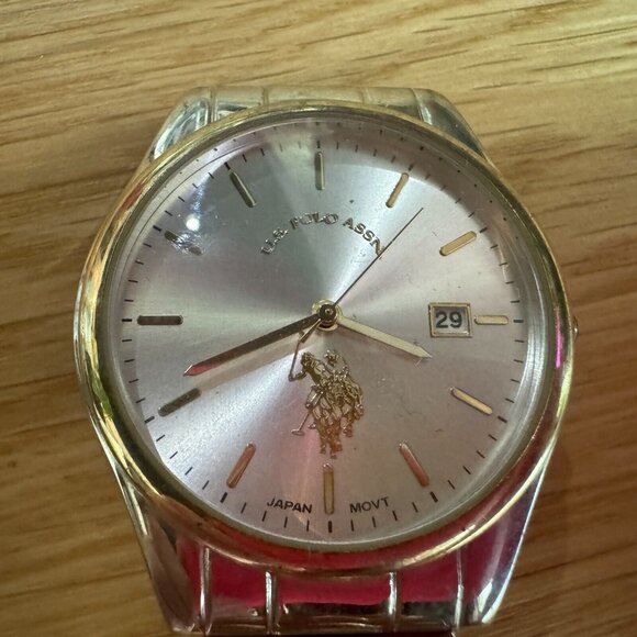 PRECISION by GRUEN 40mm Analog Wrist Watch, Two Tone Black/Gold - Picture 6 of 17